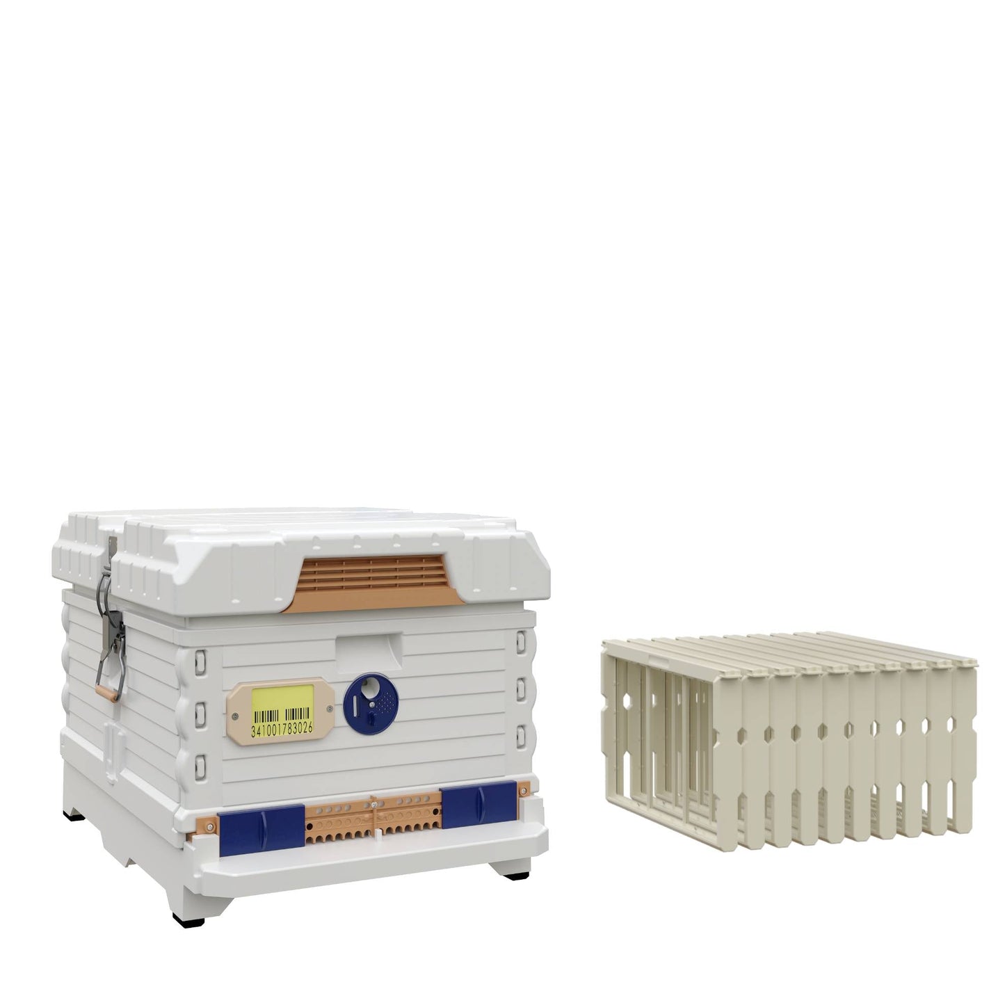 Ergo PLUS White Single Brood Box Beehive Set