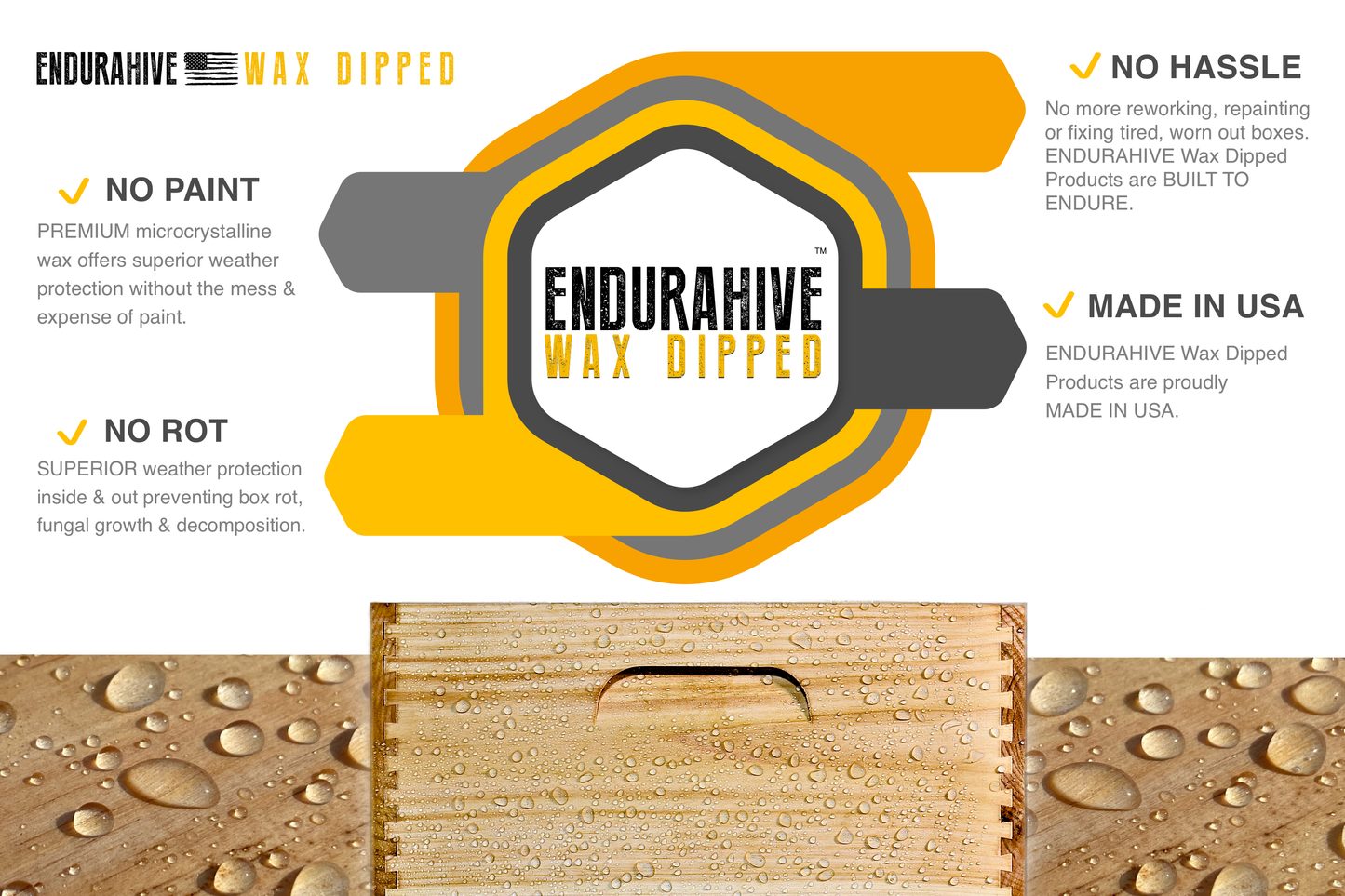 Endurahive Wax Dipped Hive Kit