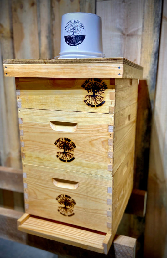 Wax Dipped Hive Kit w Bees